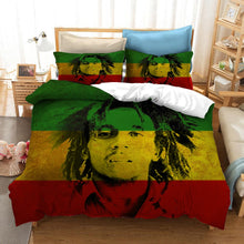 Load image into Gallery viewer, 3D Bob Marley Printed Bedding Set!
