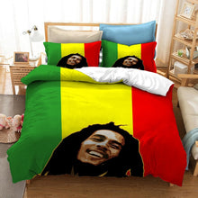 Load image into Gallery viewer, 3D Bob Marley Printed Bedding Set!
