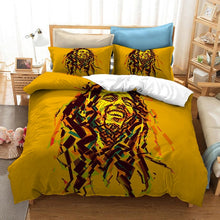 Load image into Gallery viewer, 3D Bob Marley Printed Bedding Set!
