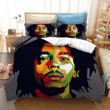 Load image into Gallery viewer, 3D Bob Marley Printed Bedding Set!
