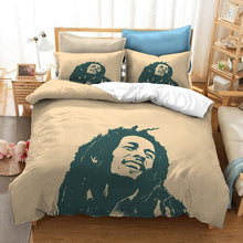 Load image into Gallery viewer, 3D Bob Marley Printed Bedding Set!
