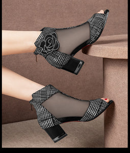 High Heeled Ankle Boots for Women!