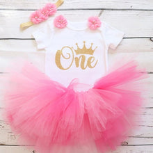 Load image into Gallery viewer, Girl’s Unicorn Dresses for 1st Birthday!
