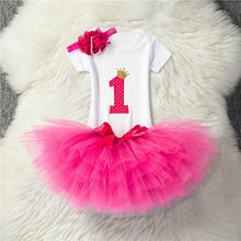Load image into Gallery viewer, Girl’s Unicorn Dresses for 1st Birthday!

