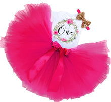 Load image into Gallery viewer, Girl’s Unicorn Dresses for 1st Birthday!
