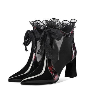 Sexy Lace High Heels Boots for Women!