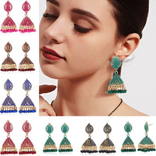 Load image into Gallery viewer, Vintage Luxury Tassel Beaded Dangle Drop Earrings!
