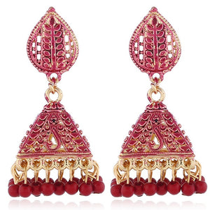 Vintage Luxury Tassel Beaded Dangle Drop Earrings!