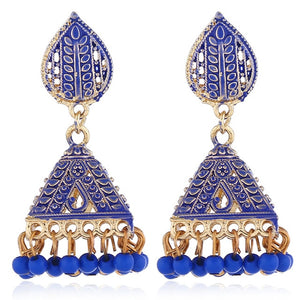 Vintage Luxury Tassel Beaded Dangle Drop Earrings!