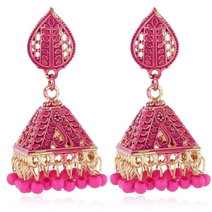 Vintage Luxury Tassel Beaded Dangle Drop Earrings!