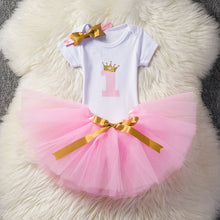 Load image into Gallery viewer, Girl’s Unicorn Dresses for 1st Birthday!
