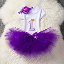 Load image into Gallery viewer, Girl’s Unicorn Dresses for 1st Birthday!
