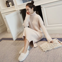 Load image into Gallery viewer, Turtleneck Sweater Dress for Women!
