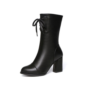 Soft Leather High Heel Boots for Women!