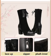Load image into Gallery viewer, Soft Leather High Heel Boots for Women!
