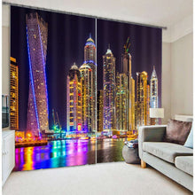 Load image into Gallery viewer, 3D Photo Printing Living Room and Bedroom Window Blackout Curtains!
