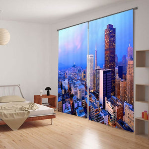 3D Photo Printing Living Room and Bedroom Window Blackout Curtains!