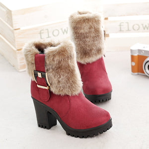 Square Heel Winter Shoes for Women!