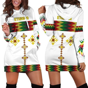 Women Hoodie Dress Reggae Style and Ethiopian Flag!