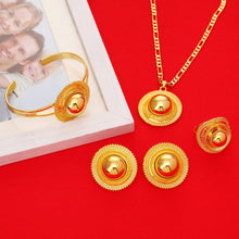 Load image into Gallery viewer, Beautiful Ethiopian, Eritrea, Habesha Jewelry Set!
