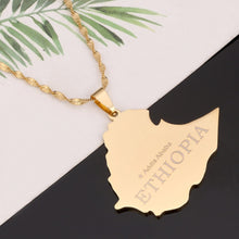 Load image into Gallery viewer, Ethiopia, Addis Ababa Gold-Plated Necklace!
