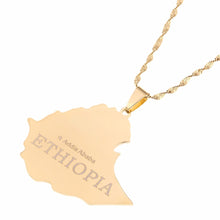 Load image into Gallery viewer, Ethiopia, Addis Ababa Gold-Plated Necklace!
