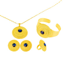 Load image into Gallery viewer, Habesha (Ethiopian and Eritrean) Gold Plated Jewelry Set!
