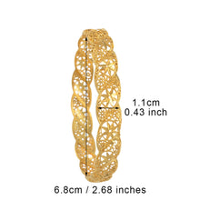 Load image into Gallery viewer, Ethiopian Bridal Dubai Gold-Plated 4 Bracelets!
