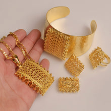 Load image into Gallery viewer, Habesha (Ethiopian and Eritrean) Gold Plated Jewelry Set For Women!
