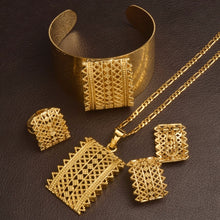 Load image into Gallery viewer, Habesha (Ethiopian and Eritrean) Gold Plated Jewelry Set For Women!
